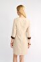 Summer Beige-Brown Linen Dress - 5