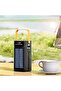 باور بانك DX439 Solar Power سعة 100000mAh - شحن شمسي + كشاف LED + شاشة ديجيتال + Original