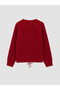 Lcw Modest Red Self-Patterned Women's Knitwear Cardigan - 7
