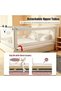 (gg6)1Pcs Crib Rails, Toddler Bed Rails, Upgraded Reinforced Safety Bed Rails—Suitable for Cribs, Single Beds, and Double Beds(1.5M) - 7