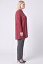 Bead Embroidered Rayon Tunic Tibetan Red - 5