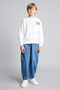 Oversize Crew Neck Back Printed Soft Fleece Inside Sweatshirt for Boys I0114A826Wn - 2
