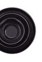 18-Piece Stoneware Dinner Set Plates, Dishes, Bowls, Serves 6 Black - 3