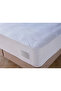 100% Cotton Fitted Full Edge Liquid-Proof Mattress Protector Mattress Cover White - 4