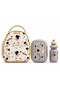 Kids Lunch Box Set - 3-in-1 Insulated Lunch Bag 500ml Leakproof Bento Box & 480ml Water Bottle Food-Grade PP Plastic BPA-Free Microwave Safe Perfect for School Daycare & Travel