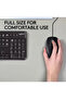 B110 Sessiz Kablolu Mouse Siyah - 4
