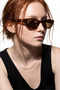 Aralık Leopard Brown Sunglasses - 2