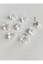 Hair Cube - White with Flowers (8 Pieces) - Hair Accessory - 3