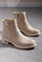 Women's Ankle Boots with Special Non-Slip Sole Detail, Faux Leather, Stylish Women's Boots & Booties