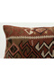 Handmade Vintage Throw Pillow Cover Made from Old Kilim, Wool, 30X50 cm - 2