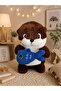 45cm Top Quality Plush Otter & Sleeping Companion Otter with Fish Accessories - 3