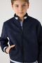 Boy Navy Blue Tracksuit Top - 4