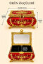 Mirrored Jewelry Box Gold Embellished Decorative Jewelry Box with Compartments Small Size - 2