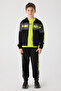 Boy Black Tracksuit Top