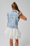 Girl Denim Vest - 4
