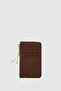 Lume Suede Women's Card Holder Tan