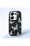 Poco M6 Pro 4g Compatible Elegant Butterfly Print Soft Silicone Case, Shock Absorption and Impact Protection