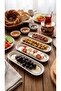 Ahenk Porcelain 4-Piece Olive Bowl Set - 3