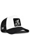 Wolf Logo Black-White Trucker Hat - 2