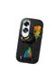 Oppo A60 Compatible Graffiti Style Black Cat Phone Case, Shockproof Silicone Case - 2
