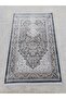 Anthracite Gray & Silver Bamboo Silk Prayer Rug - Prayer Mat - 80X125 cm Dmo94M - 7