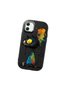 Samsung Galaxy A05 Compatible Graffiti Style Black Cat Phone Case, Shockproof Silicone Case - 2