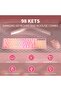 Pink Gaming Keyboard and Mouse Combo, GK980 Wired Backlit Keyboard, Adjustable DPI Mouse for PC/Laptop/MAC - 3