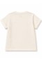 Baby Dinosaur Printed Crew Neck Short Sleeve T-Shirt 0-6 Years Beige - 3