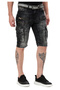 Ck295 eye-catching ornament zipper men's capri - 2
