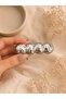 Noma Textured Metal Hair Clip Gold & Silver – Pinterest Style - 2