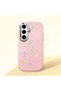 Samsung Galaxy S24 Compatible Colorful Ribbon Printed Soft Silicone Case, Shock Absorption and Impact Protection