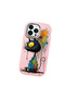 iPhone 12 Pro Max Compatible Graffiti Style Black Cat Phone Case, Shockproof Silicone Case - 2