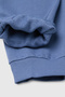 Boy's Blue Ribbed Sweatpants with Embroidered Logo on the Front and Pockets - 3