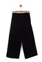 Nk Girl's Elastic Waist Wide Leg Culotte Fabric Trousers 8-14 Years Black - 3