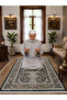 Anthracite Gray & Silver Bamboo Silk Prayer Rug - Prayer Mat - 80X125 cm Dmo94M - 3