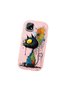 Realme C21 Compatible Graffiti Style Black Cat Phone Case, Shockproof Silicone Case - 2