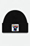 Black Children's Beret with Chameleon Logo