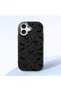 iPhone 17 Compatible Bat Moon Star Printed Soft Silicone Case, Shock Absorption and Impact Protection