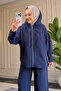 6677 - Stylish Comfortable Modal Soft Knitted Fabric Loose Hooded Detailed Women's Set - 4