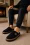 Men's Indoor House Slippers, Plush Inside, Warm, Soft Sole, Comfortable Winter Slippers - 3