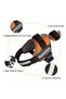 Dog Chest Harness - Adjustable Reflective Anti-Pull Vest with Handle (Brown) - 2