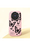 Vivo X300 Compatible Minimal Butterfly Pattern Soft Silicone Case, Shockproof