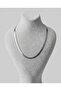 Steel Italian Crushed Chain Necklace - 3 mm - 6
