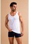 12-Piece Pack Compact Combed Cotton White Men's Undershirts 100% Cotton Standard Fit Normal Cut 12-Piece Pack - 2