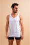 12-Piece Pack Compact Combed Cotton White Men's Undershirts 100% Cotton Standard Fit Normal Cut 12-Piece Pack