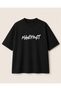 Manifest Printed Oversize T-Shirt Unisex 80% Cotton Boxy Fit Streetwear T-Shirt Thick Textured