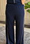 6628 - Stylish, Comfortable, Loose Viscose Soft Interlock Fabric Women's Set with Stripe Detail - 7