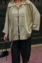 Khaki Stone Thin Jacket - 9789 - 2