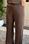 6628 - Stylish, Comfortable, Loose Viscose Soft Interlock Fabric Women's Set with Stripe Detail - 8