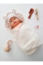 Baby Bath Towel with Hood, 100% Cotton, Newborn Product 80X80 cm - 4